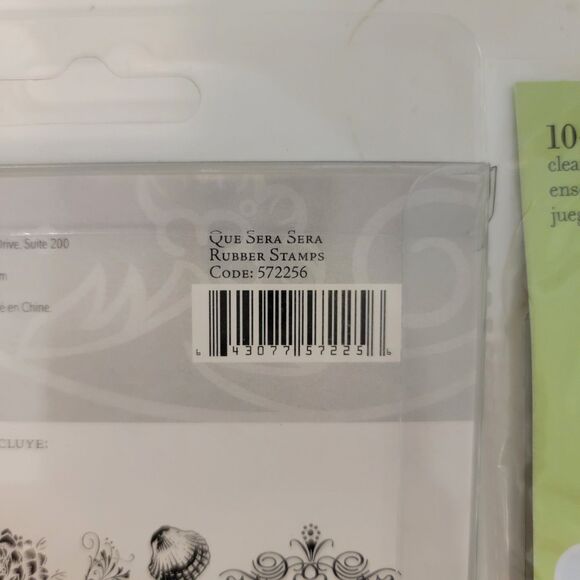 QUE SERA SERA & INCHES BUTTERFLIES with Block Clear Cling Stamps Lot of 2 Pkgs - Picture 4 of 8